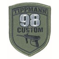 Tippmann 98 Custom Patch with Velcro - Olive