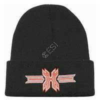 HK Army Icon Beanie - Black with Red