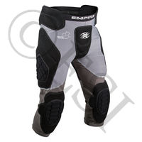 Empire Paintball Neoskin Slide Short with Knee Pad - Grey and Black - Small/Medium