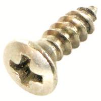 Screw - Phillips - Oval Head - Stainless Steel - 3/8 Inch