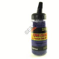 Flying Colors Airsoft BB's - .12g - 2000 BBs in a Round Bottle - Blue - 6mm
