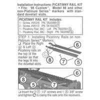 Picatinny / Weaver Rail Kit [Model 98, 98 Custom non Platinum]