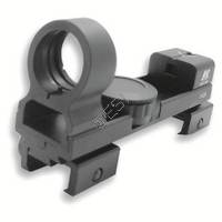 1x25 Red and Green Dot Reflex Sight with Weaver and 3/8 Dovetail Mounts