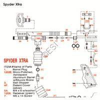 Kingman Spyder Xtra 03 Gun Diagram