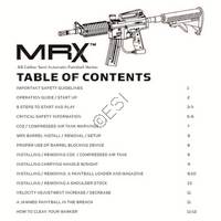Kingman Spyder MRX 2012 Gun Manual