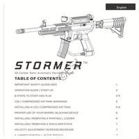 Kingman Spyder Stormer Gun Manual
