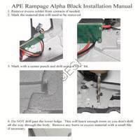US Army Alpha Black Gun Upgrade Board Installation  V091110 VS Manual