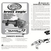 Brass Eagle Blade 02 Gun Manual