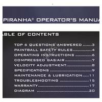 PMI Piranha GTI Gun Manual